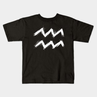 Zodiac - Aquarius Kids T-Shirt